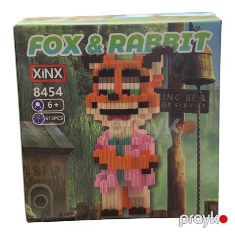 Konstruktor Fox&Rabbit, 613 element, 6+ yaş — Bakı