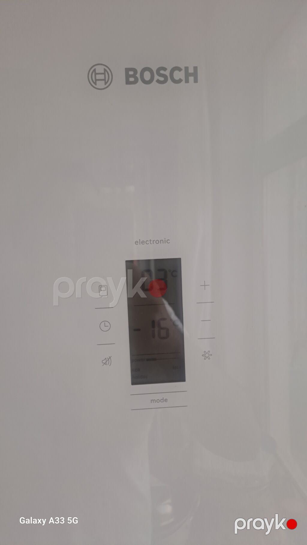 Bosch ikiqapılı soyuducu (aşağıda dondurucu), ağ şüşə ön panel ilə — Soyuducular, Bakı (4)
