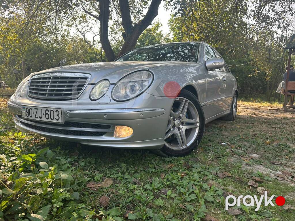Mercedes E 240, 2.6 L, 2003 il, 205 000 km — Avtomobillər, Bakı (2)