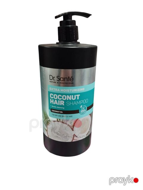 Kövrək və quru saçlar üçün şampun Dr.Sante Coconut Hair, 900 ml — Bakı