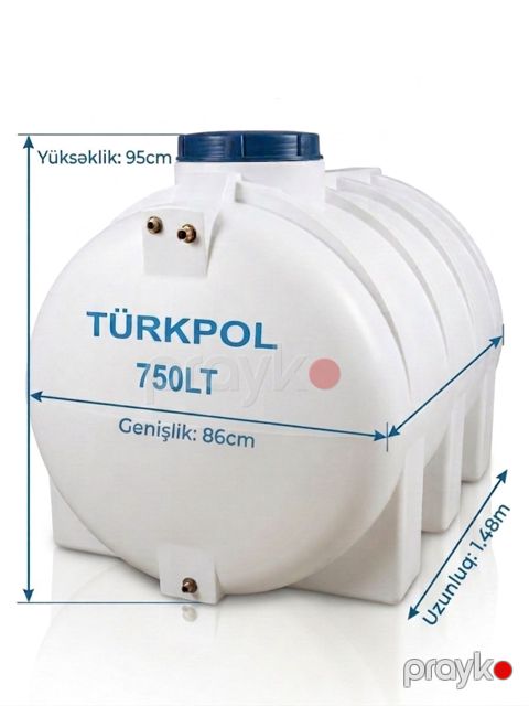 Çən 2407613, plastik, 750 l — Bakı