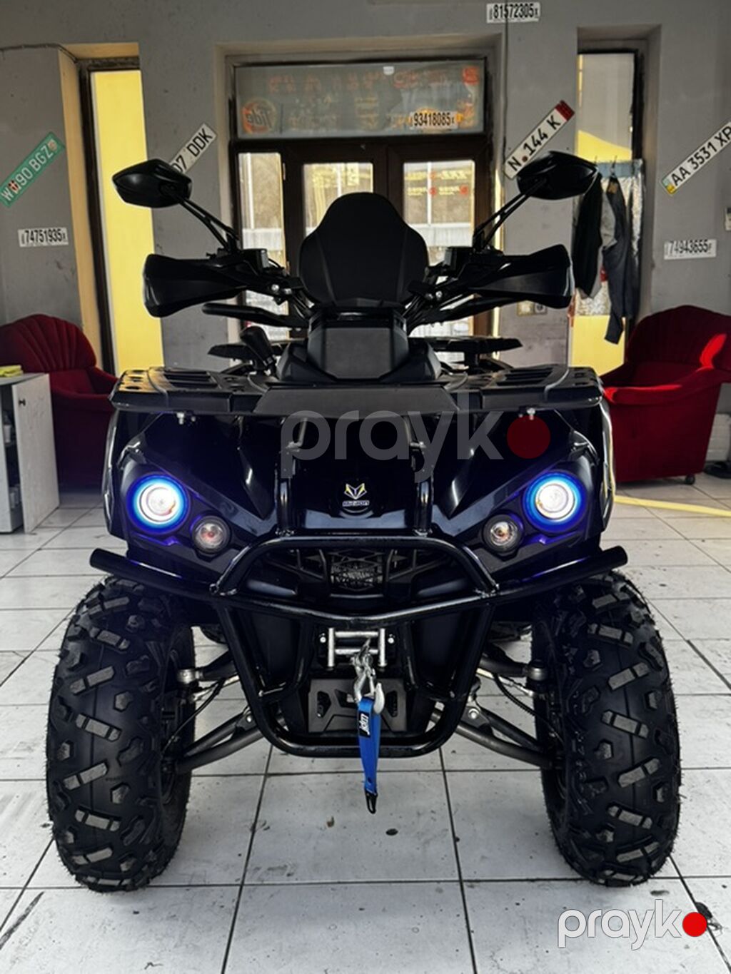 Mikilon 200 L pro (Tam Full versiya) Sükan qızdırıcı (Rul qızdırıcı) — Kvadrosikllər və baqqilər, Gəncə (8)
