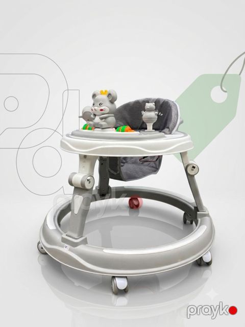 Yerimə arabası, N-509, 6 ay+, plastik/metal, boz — Bakı