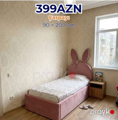 Qız üçün, Yeni, Çarpayı, Bazasız, Matrassız, Siyirməsiz — Bakı