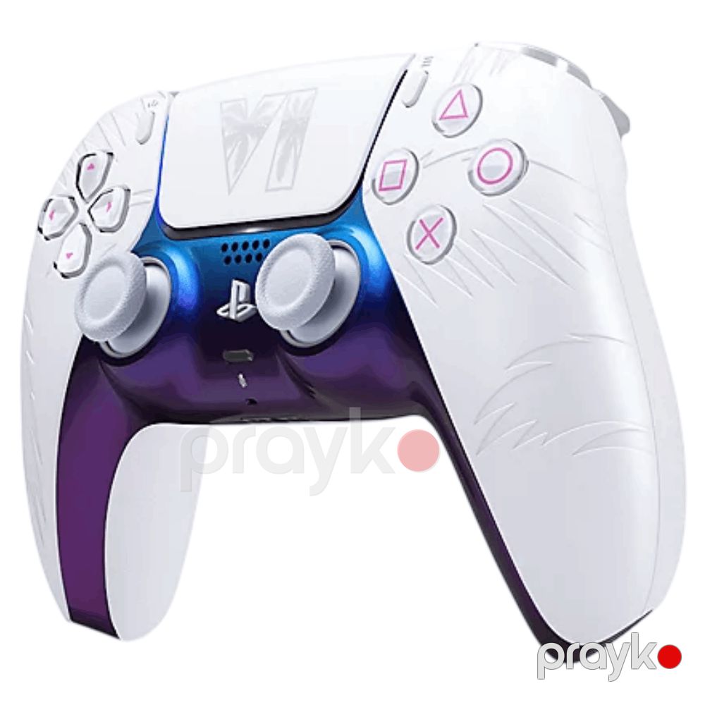 Oyun manipulyatoru PS5 DualSense Grand Theft Auto VI Limited Edition White — Aksesuarlar, Bakı (2)