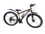 Dağ velosipedi Velocruz SS011, qara/qırmızı, 26" — Velosipedlər