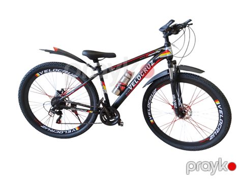 Dağ velosipedi Velocruz SS011, qara/qırmızı, 26" — Bakı