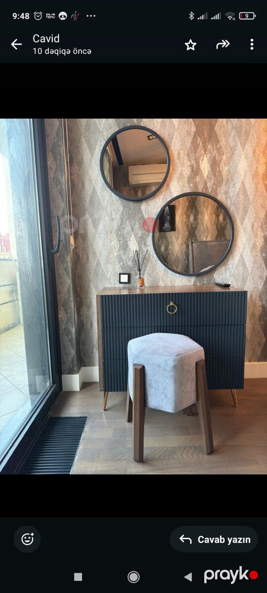 2-otaqlı yeni tikili kirayə verilir, Dilarə Əliyeva küç., 60 m² — Mənzil, Bakı (2)