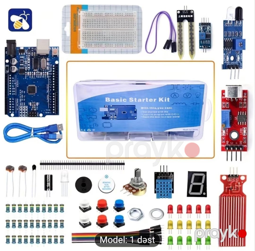 Arduino seti, ph sensor, nəm sensoru, breadbord — Kompüterlər və noutbuklar, Bakı (2)
