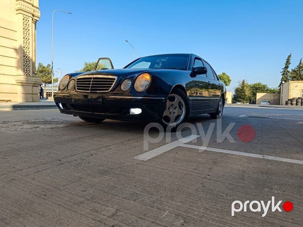 Mercedes E 220, 2.2 L, 1999 il, 413 481 km — Avtomobillər, Salyan (6)