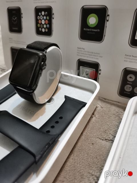 Apple Watch Series 1 Stainless Steel Space Black 38mm — Bakı