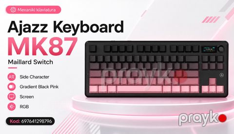 Mexaniki klaviatura Ajazz MK87 — Bakı