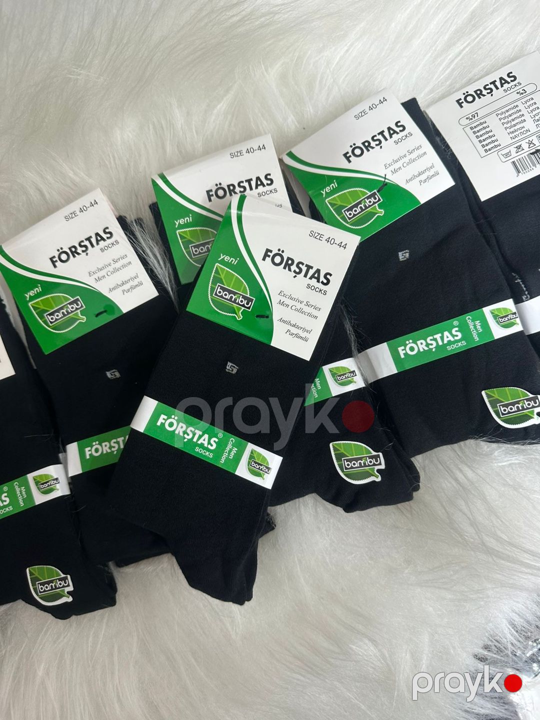 Corab dəsti kişilər üçün 59760, bambuk, qara, ölçü 40-44, 12 əd — Mallar, Bakı (2)