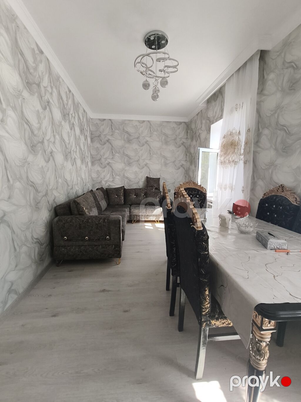 Satılır 7 otaqlı həyət evi/bağ evi 200 m², Köhnə Günəşli q. Bakı — Qonaq otağı üçün, Bakı (6)