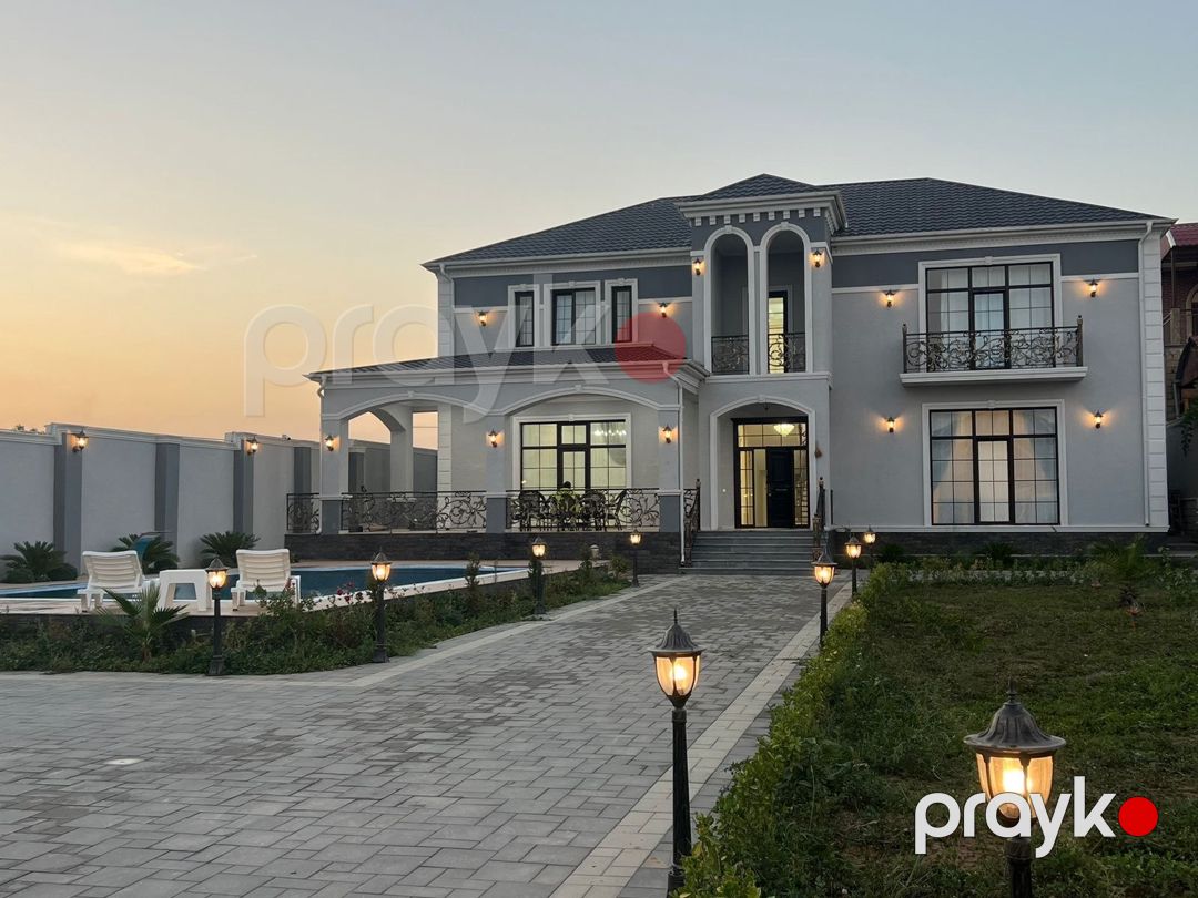 İcarəyə verilir 5 otaqlı həyət evi/bağ evi 400 m² — Ev, villa, Bakı (10)
