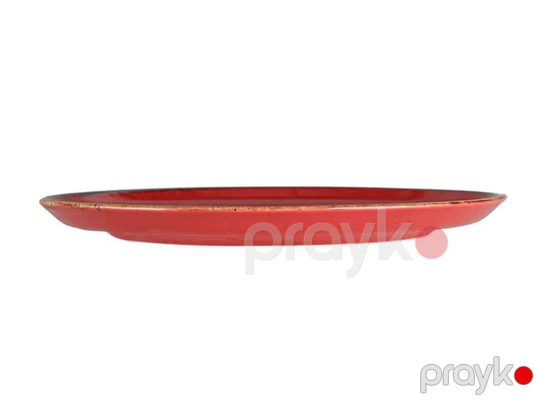 Boşqab Porland Seasons, farfor, qırmızı, 28 sm — Mallar, Bakı (2)