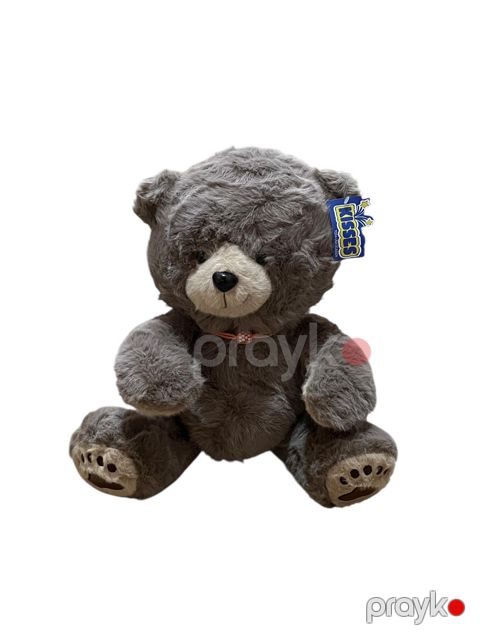 Yumşaq oyuncaq FSY-12072, peluş, boz, 35 sm — Bakı