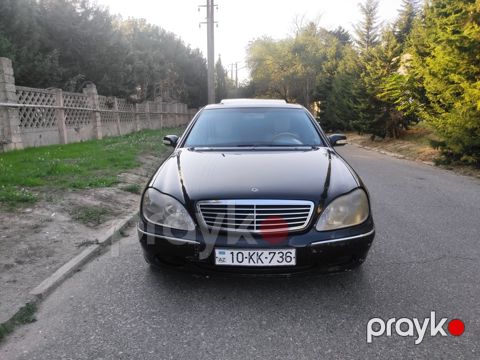 Mercedes S 320, 3.2 L, 2001 il, 220 741 km — Bakı