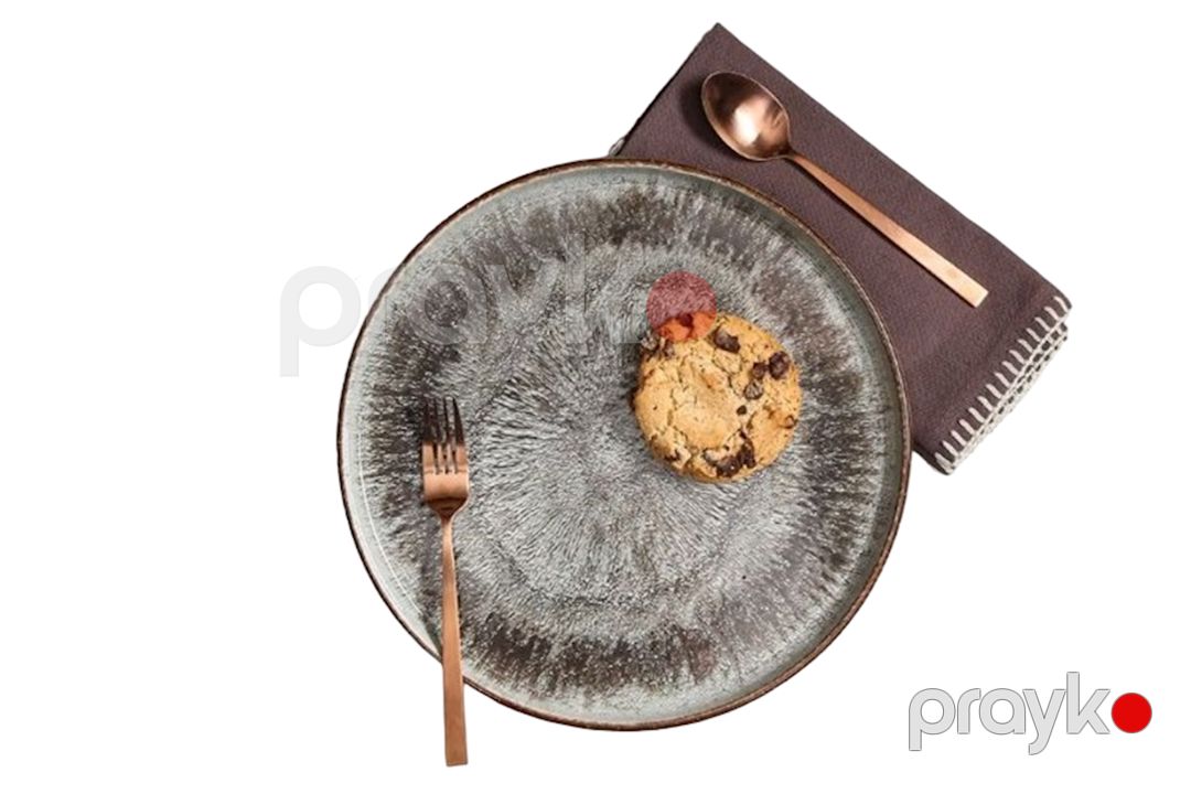 Boşqab Porland Stoneware Iris, dairə, 16 sm, qəhvəyi — Mallar, Bakı (3)