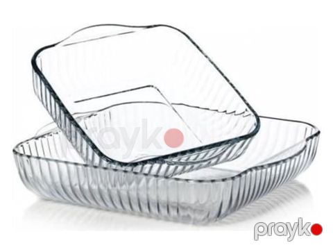 Bişirmə üçün qəlib dəsti 64411229, 2 əd, şəffaf, 2000/3500 ml — Bakı