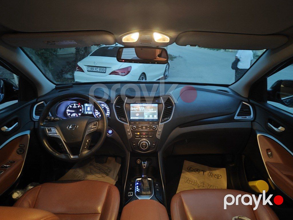 Hyundai Santa Fe, 2.0 L, 2017 il, 212 000 km — Avtomobillər, Bakı (9)