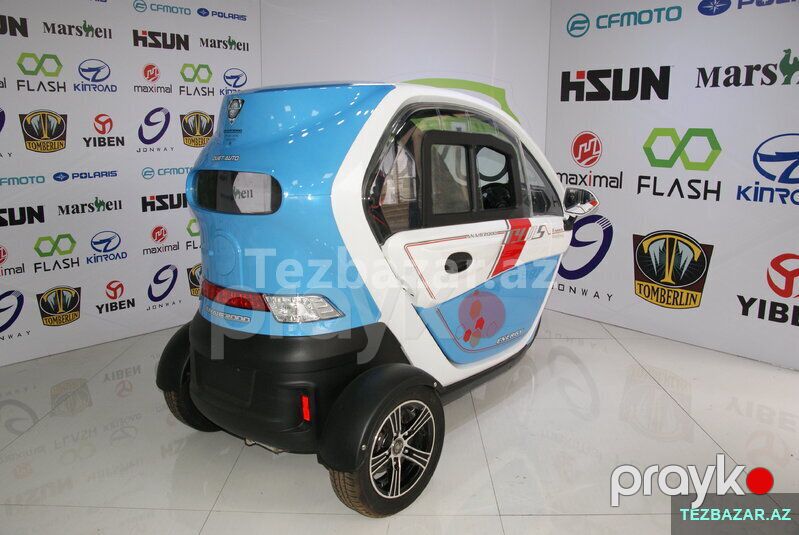 Üçtəkərli Elektrik Skuter Transit — Motosiklet və mopedlər, Bakı (2)