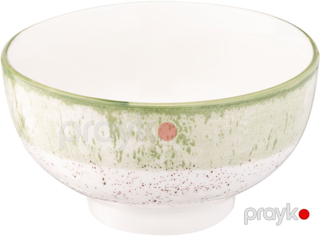 Salat qabı Ardesto Siena, farfor, ağ/yaşıl, 11.5 sm — Mallar, Bakı (2)