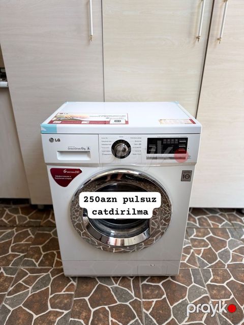 LG paltaryuyan maşın – önyükləməli, Direct Drive mühərrik (6 Motion DD — Bakı