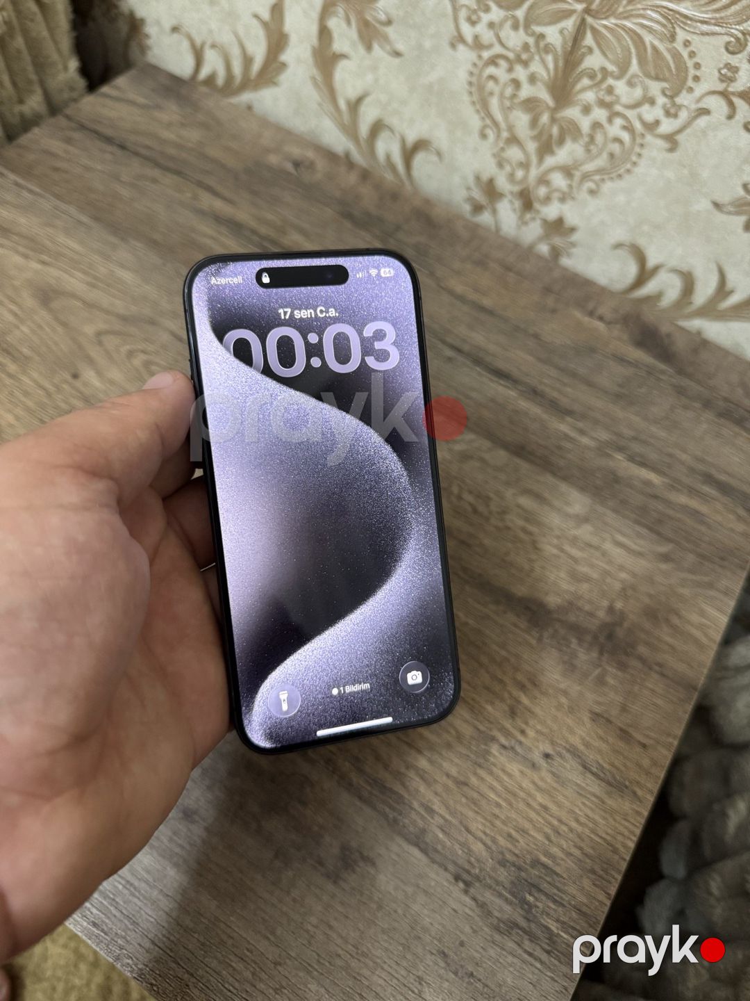Apple iPhone 15 Pro Black Titanium 128GB/8GB — Smartfonlar, Bakı (2)