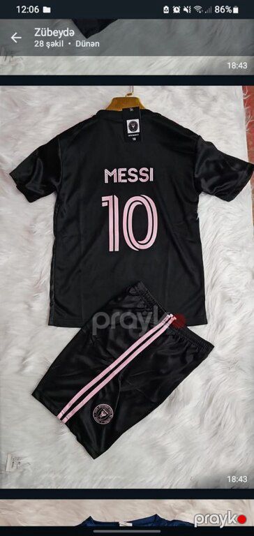 Futbol forması dəsti "Messi" — Geyim, ayakkabı, aksesuarlar, Bakı (10)