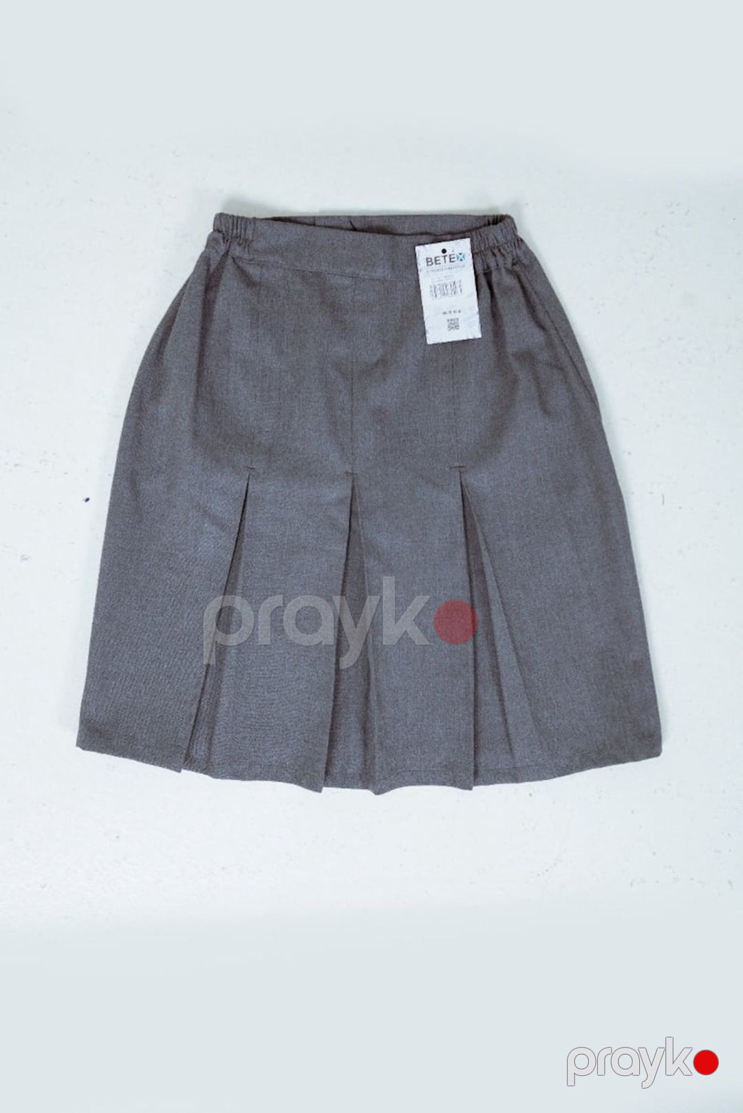 Qızlar üçün məktəbli ətək Betex s_g, boz, polyester/viskoz, ölçü 28 — Mallar, Bakı (2)