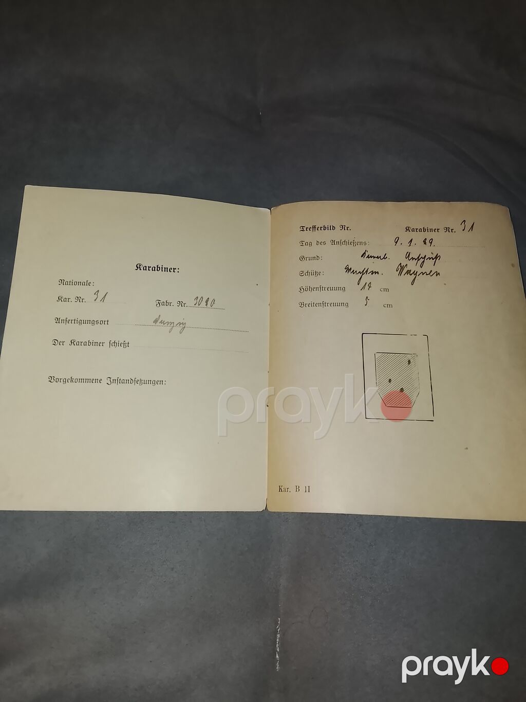 100 Yaşdan Çox Tarixi Olan Orijinal Alman Atıcılıq Kitabçası — Digər, Bakı (3)