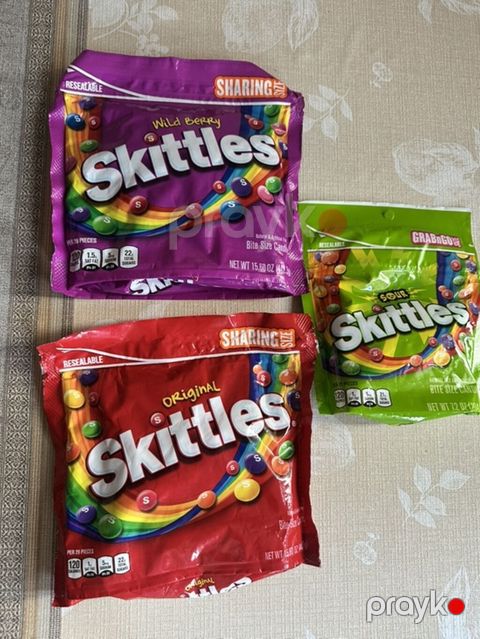 Böyük 15 man 1 ededi Balaca 10 man USA alınıb Skittles konfetləri — Bakı