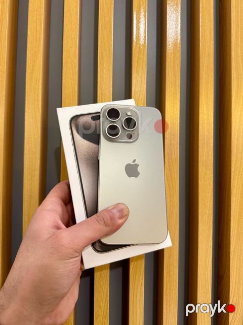 Apple iPhone 15 Pro Natural Titanium 128GB/8GB — Bakı