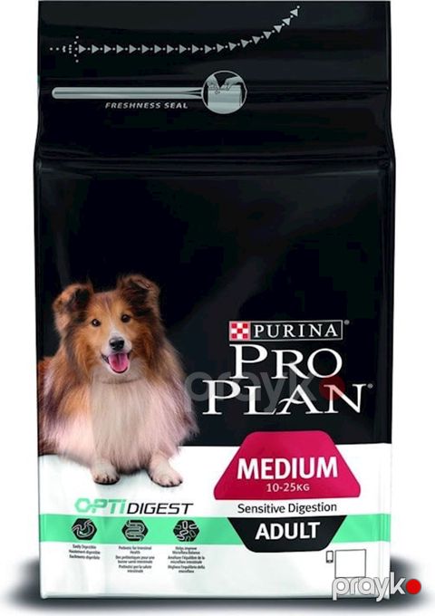 Quru yem Purina ProPlan Medium Adult yetkin itlər üçün, çəki ilə, 1 kq — Bakı
