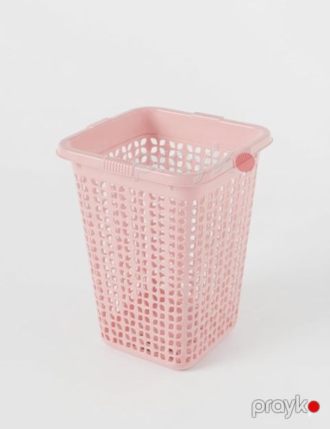 Çamaşır üçün səbət OP-117, plastik, çəhrayı, 22 l — Bakı