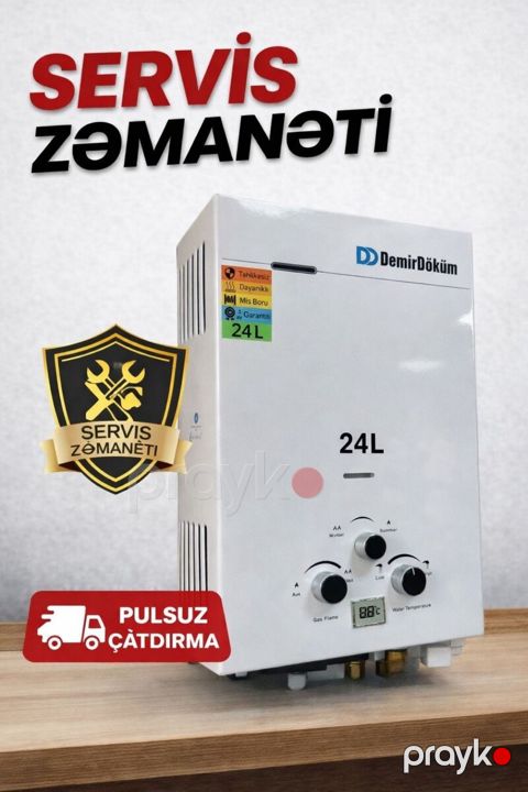 Su qızdırıcısı Dəmirdöküm — Bakı