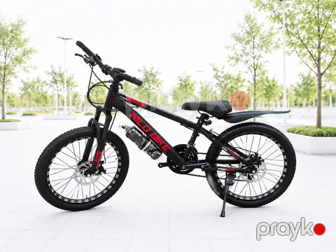 Şəhər velosipedi Wild Bike, 20 qara/qırmızı — Bakı