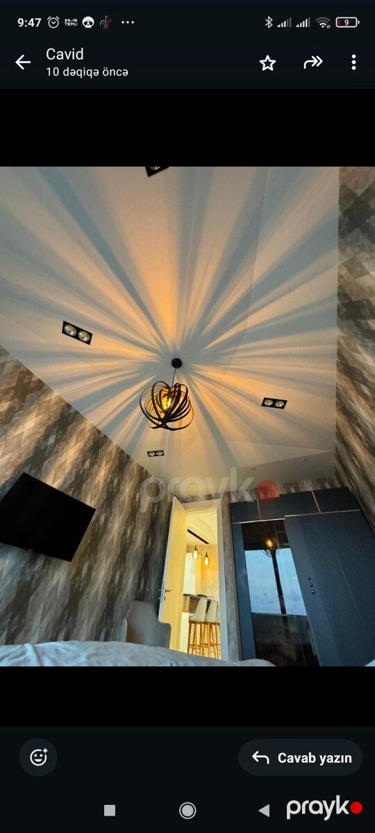 2-otaqlı yeni tikili kirayə verilir, Dilarə Əliyeva küç., 60 m² — Mənzil, Bakı (6)