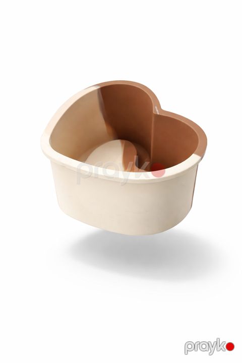 Silikon keks qəlibi ürək, 13x10x7sm — Bakı