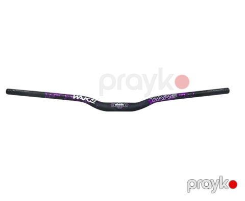 Velosiped üçün sükan Wake, alüminium, 31.8 mm, 78 sm, qara/bənövşəyi — Bakı