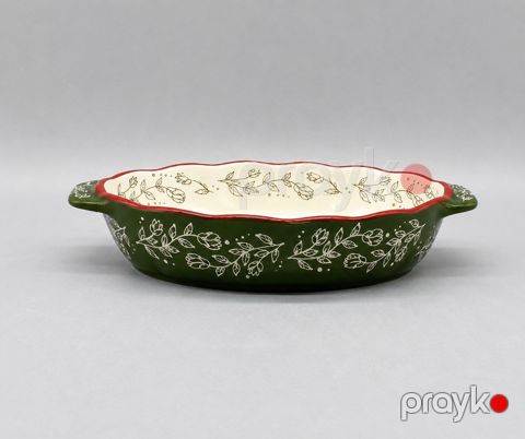 Bişirmə üçün qəlib 6921-3613, keramika, yaşıl, 1900 ml — Bakı