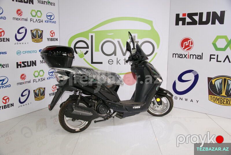 Moped - Hibrid Yb50qt-4h (ikiyerli) — Motosiklet və mopedlər, Bakı (2)
