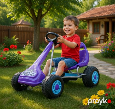 Uşaqlar üçün velomobil, bənövşəyi — Bakı