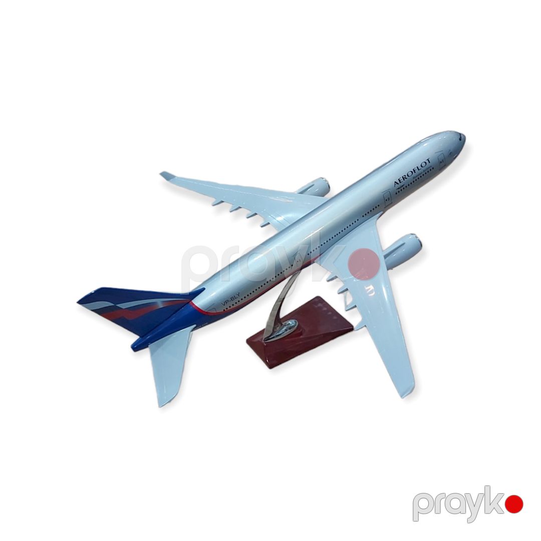 Dekorativ təyyarə modeli Aeroflot, gümüşü, 44x48x22 sm uzunlunqda — Mallar, Bakı (3)