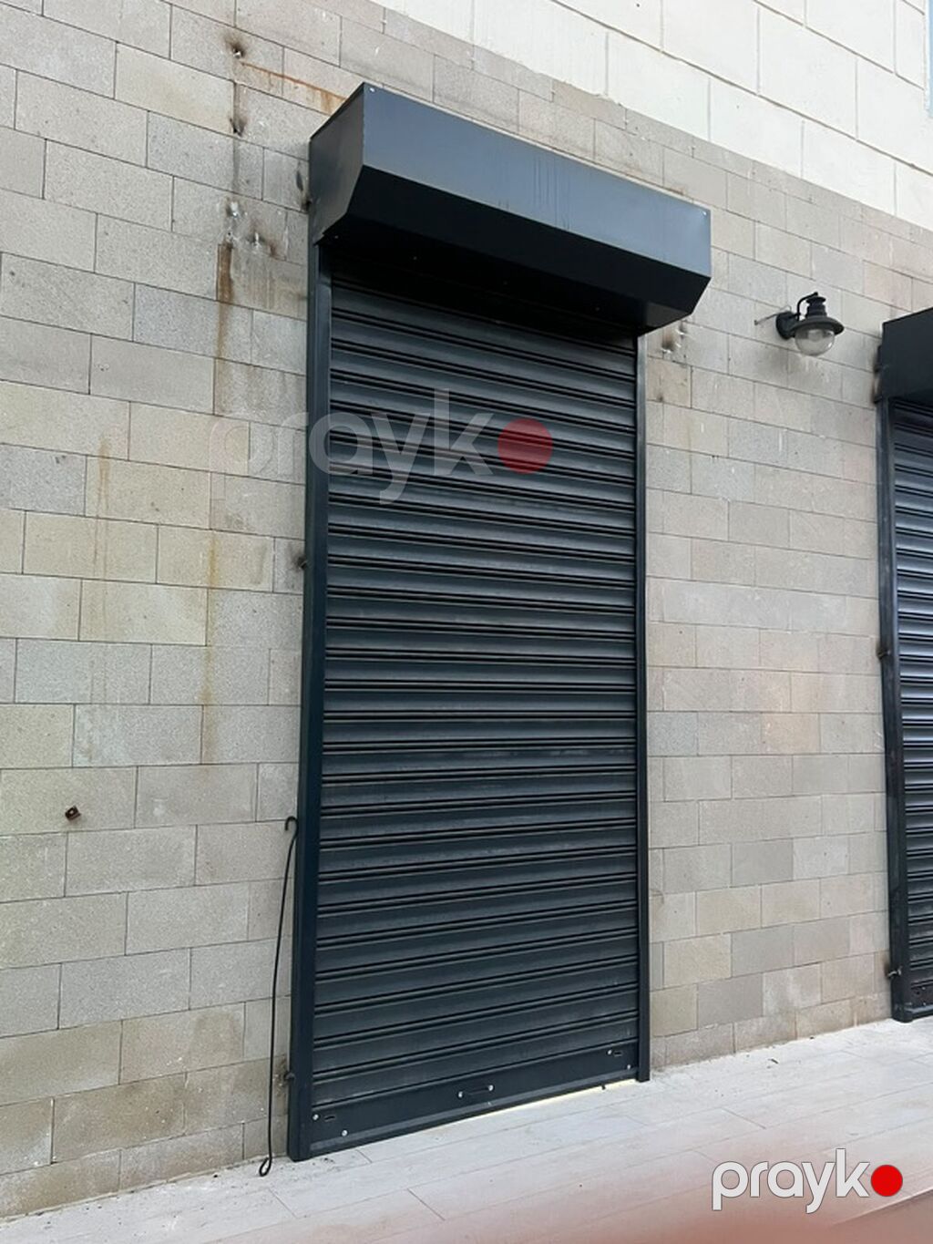 Mağaza/obyekt üçün metal jalüz qapı - Material: möhkəm polad lamellər — Pəncərələr, qapılar, balkonlar, Digah (2)