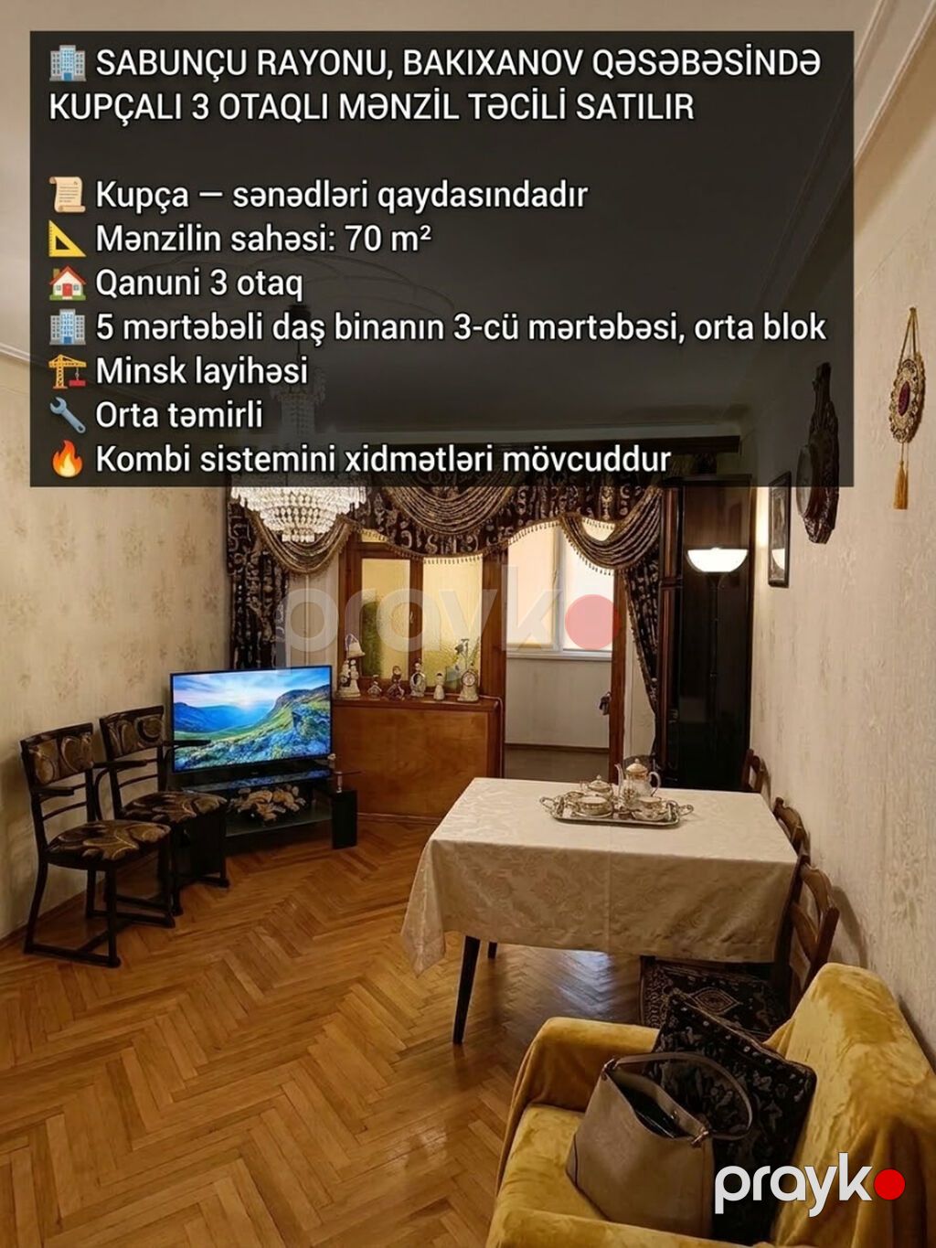 kupcali 3 otaqli bina evi satilir Sabuncu rayonu Bakıxanov — Mənzil, Bakı (6)