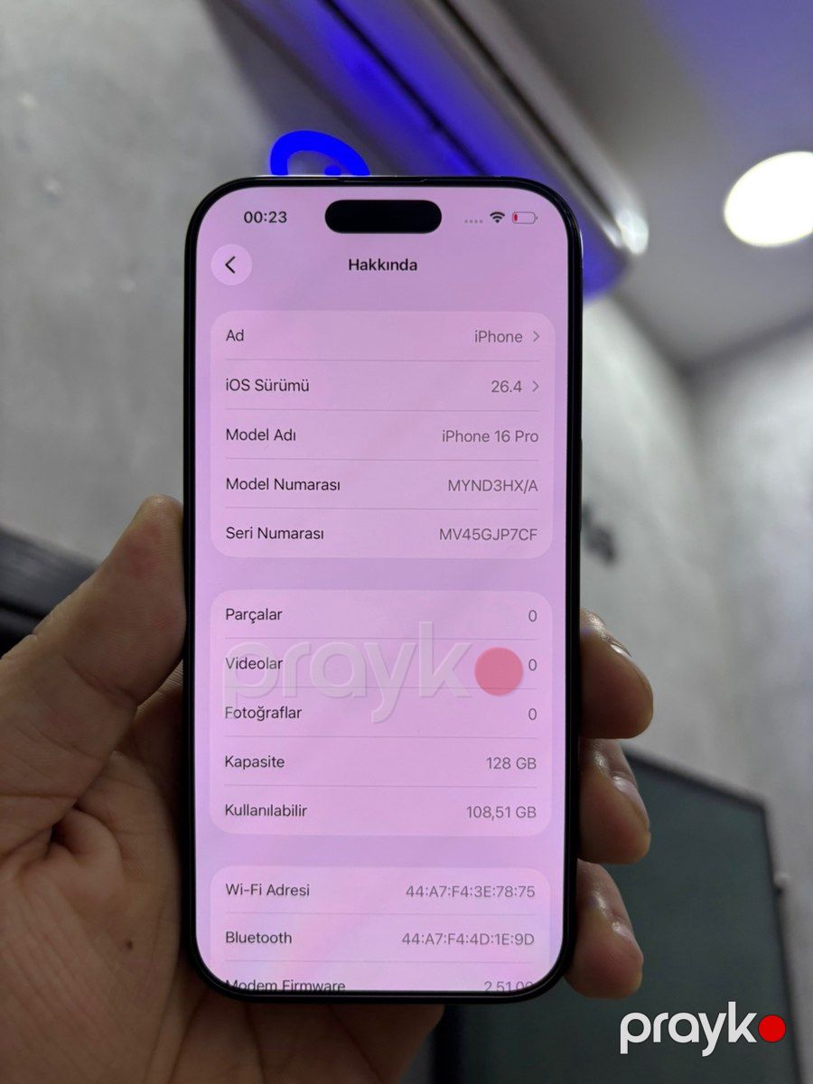 Apple iPhone 16 Pro Black Titanium 128GB/8GB — Smartfonlar, Bakı (4)