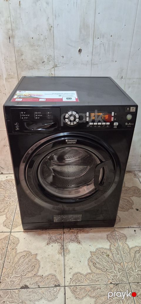 Paltaryuyan maşın Hotpoint Ariston, 9 kq, İşlənmiş, Avtomat, Qurutma var, Ödənişli çatdırılma — Bakı