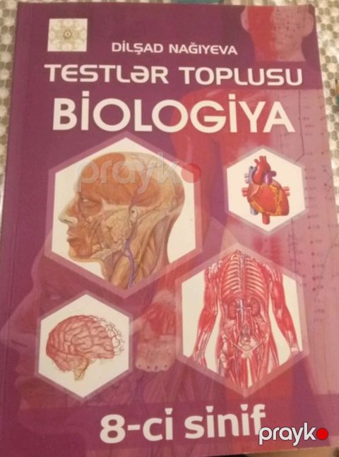 Məhsul: “Testlər Toplusu – Biologiya, 8-ci sinif” Müəllif: Dilşad — Bakı